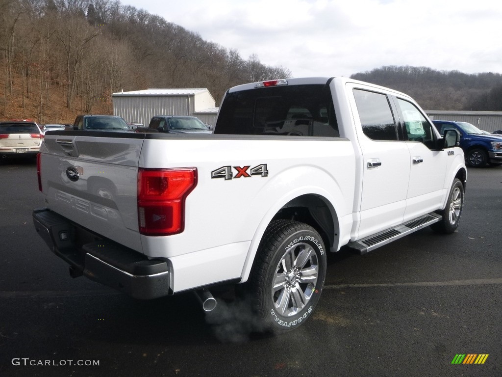 2018 F150 Lariat SuperCrew 4x4 - Oxford White / Black photo #2