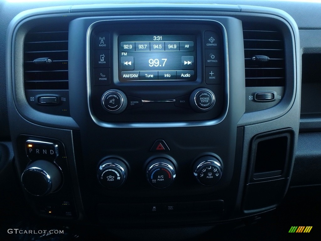2018 1500 Express Quad Cab 4x4 - Brilliant Black Crystal Pearl / Black/Diesel Gray photo #15