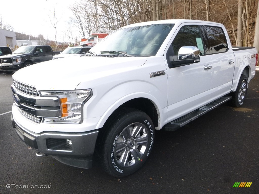 2018 F150 Lariat SuperCrew 4x4 - Oxford White / Black photo #5