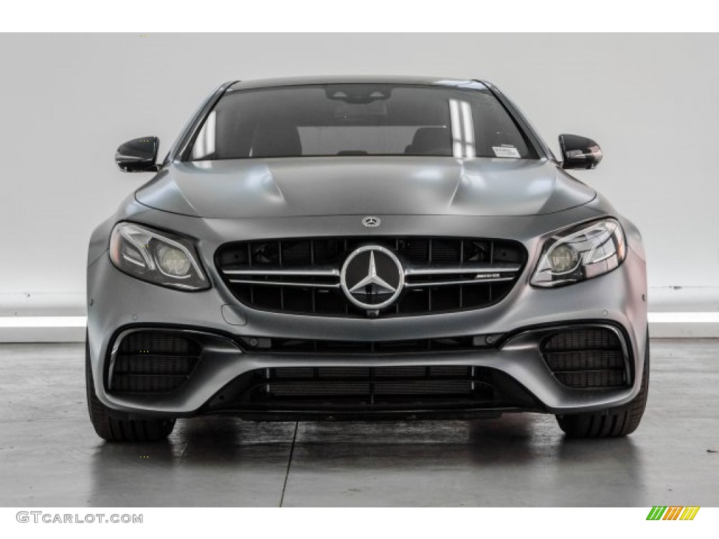 2018 E AMG 63 S 4Matic - designo Selenite Grey Magno (Matte) / Black photo #2