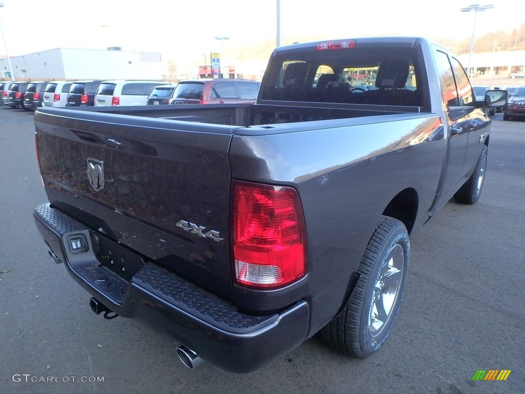 2018 1500 Express Quad Cab 4x4 - Granite Crystal Metallic / Black/Diesel Gray photo #5