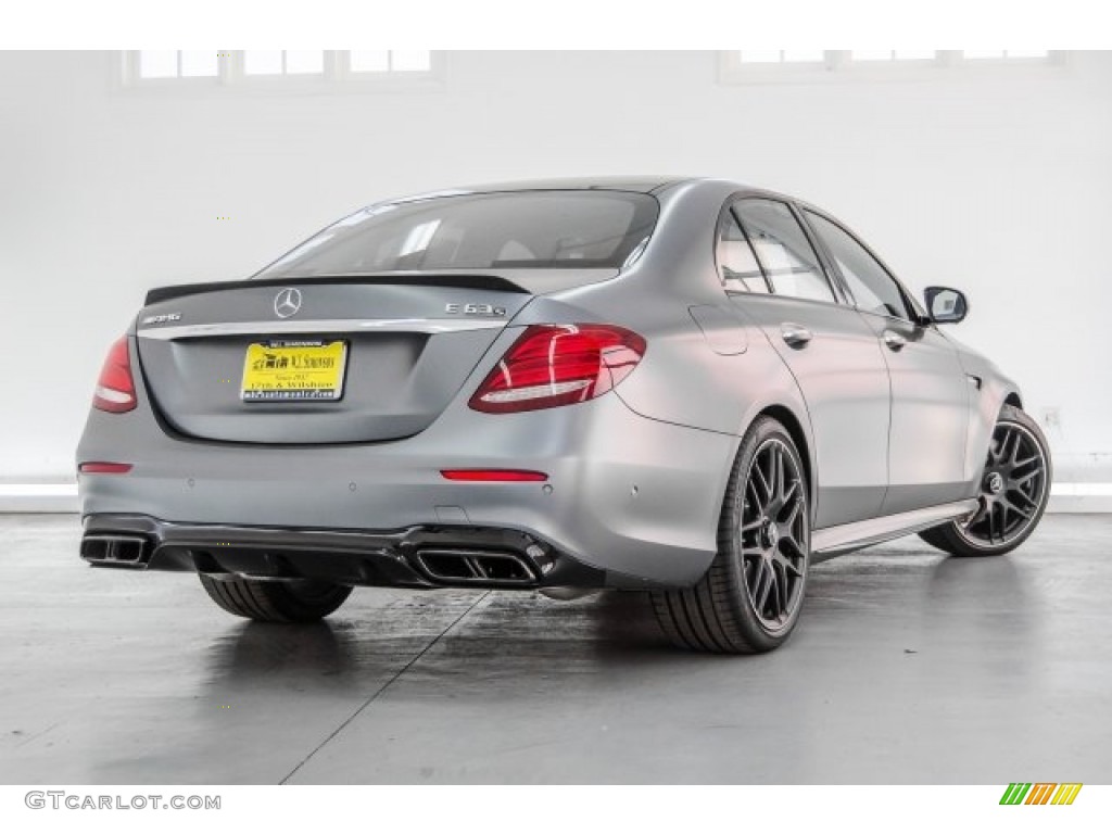 2018 E AMG 63 S 4Matic - designo Selenite Grey Magno (Matte) / Black photo #24