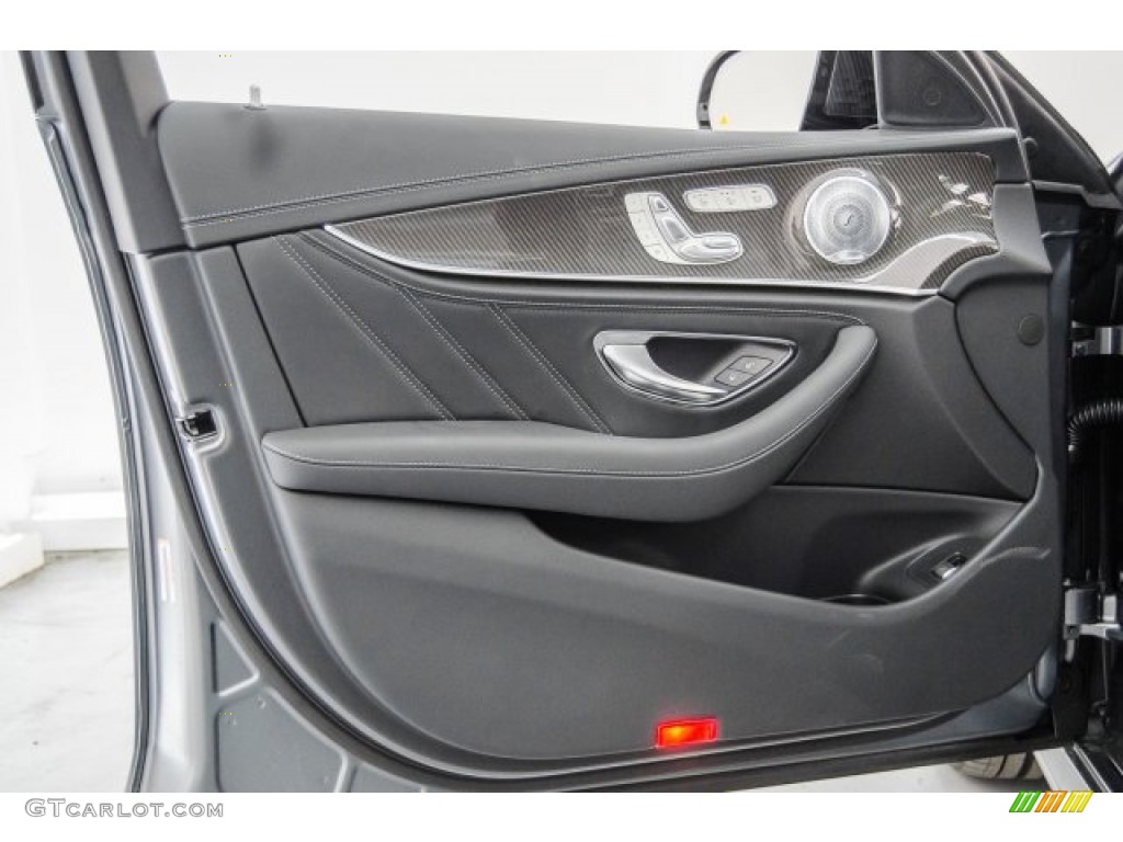 2018 Mercedes-Benz E AMG 63 S 4Matic Black Door Panel Photo #124482032