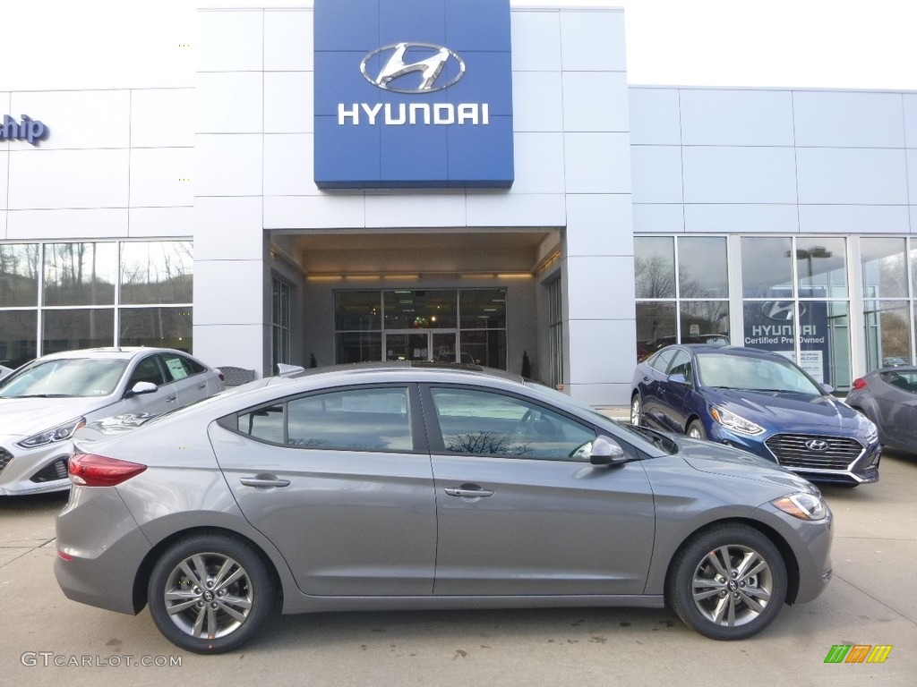 Galactic Gray Hyundai Elantra