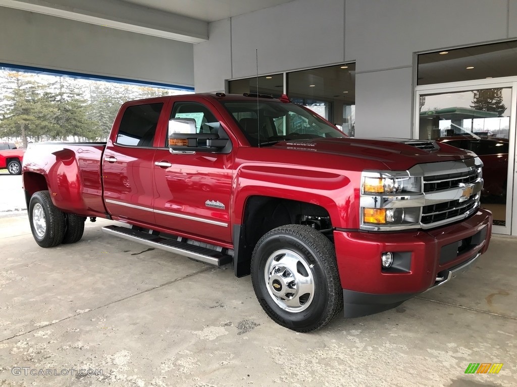 2018 Silverado 3500HD High Country Crew Cab 4x4 - Cajun Red Tintcoat / High Country Saddle photo #1