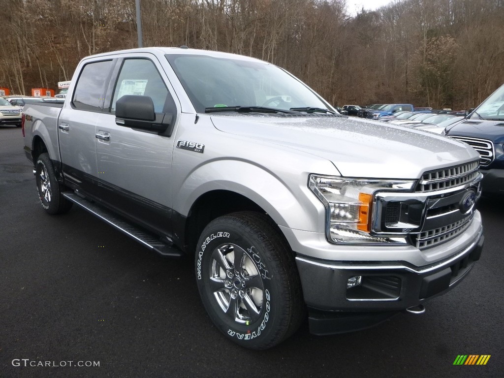 2018 F150 XLT SuperCrew 4x4 - Ingot Silver / Earth Gray photo #3