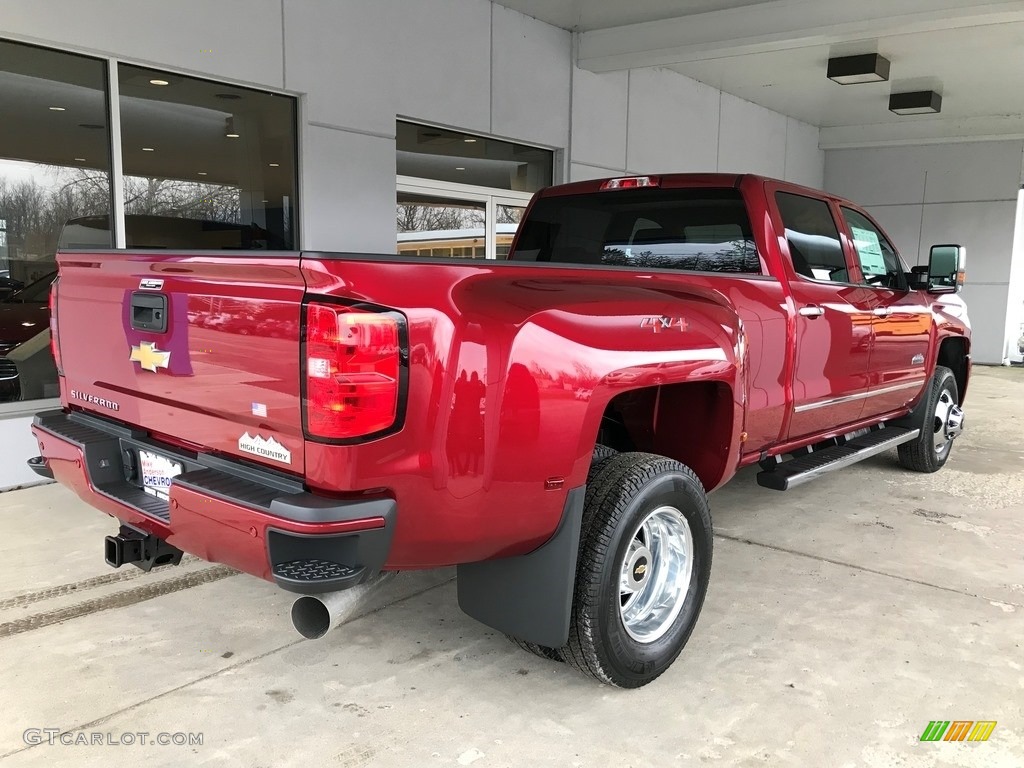 2018 Silverado 3500HD High Country Crew Cab 4x4 - Cajun Red Tintcoat / High Country Saddle photo #4