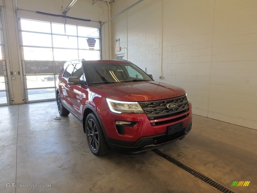 2018 Explorer XLT 4WD - Ruby Red / Ebony Black photo #1