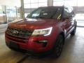 2018 Ruby Red Ford Explorer XLT 4WD  photo #4