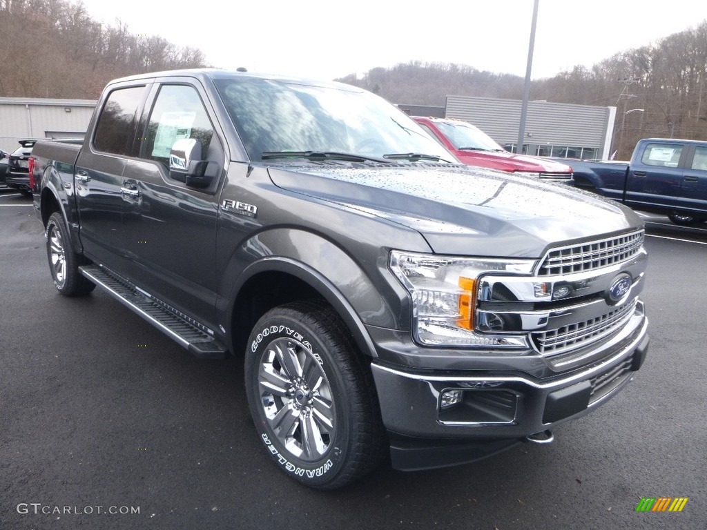 2018 F150 Lariat SuperCrew 4x4 - Magnetic / Black photo #3