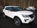 2018 White Platinum Ford Explorer Sport 4WD  photo #3