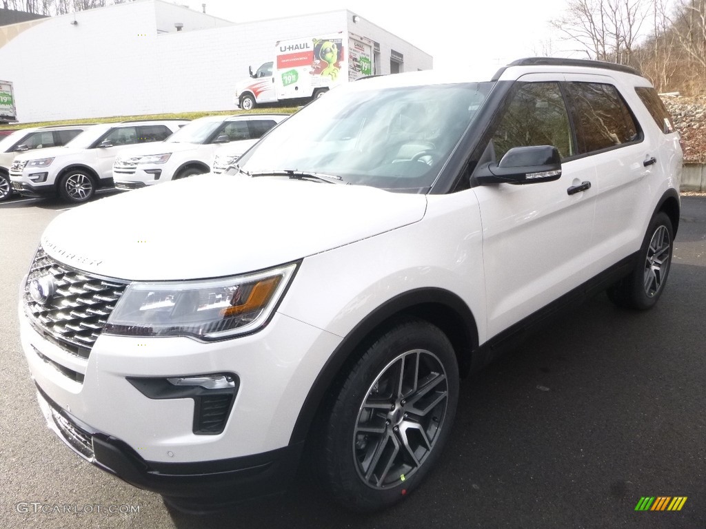 2018 Explorer Sport 4WD - White Platinum / Ebony Black photo #5