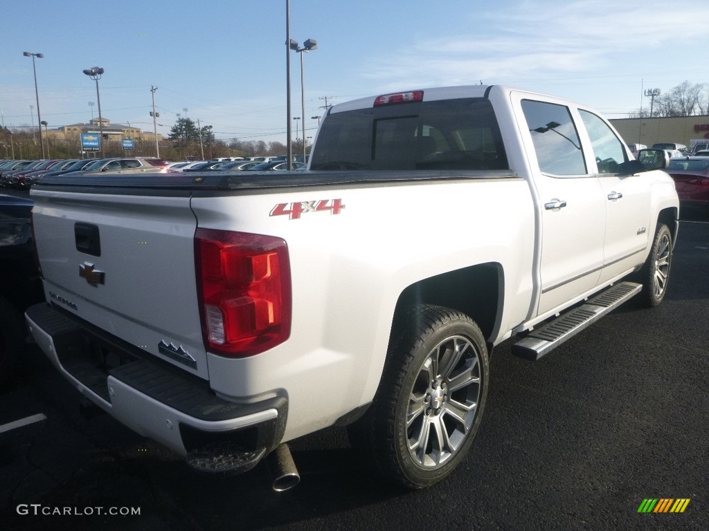 2018 Silverado 1500 High Country Crew Cab 4x4 - Iridescent Pearl Tricoat / High Country Saddle photo #4