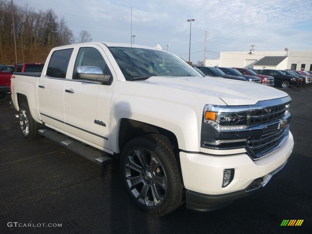 2018 Silverado 1500 High Country Crew Cab 4x4 - Iridescent Pearl Tricoat / High Country Saddle photo #6