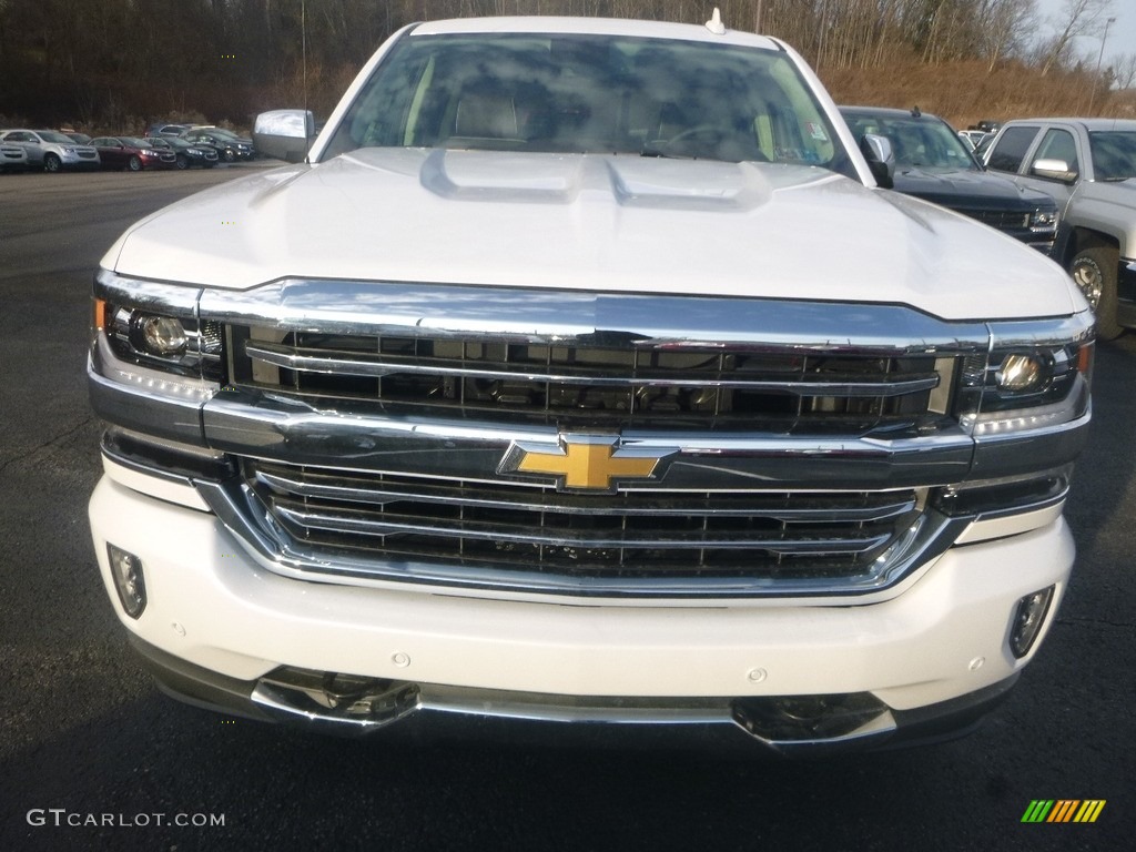 2018 Silverado 1500 High Country Crew Cab 4x4 - Iridescent Pearl Tricoat / High Country Saddle photo #7