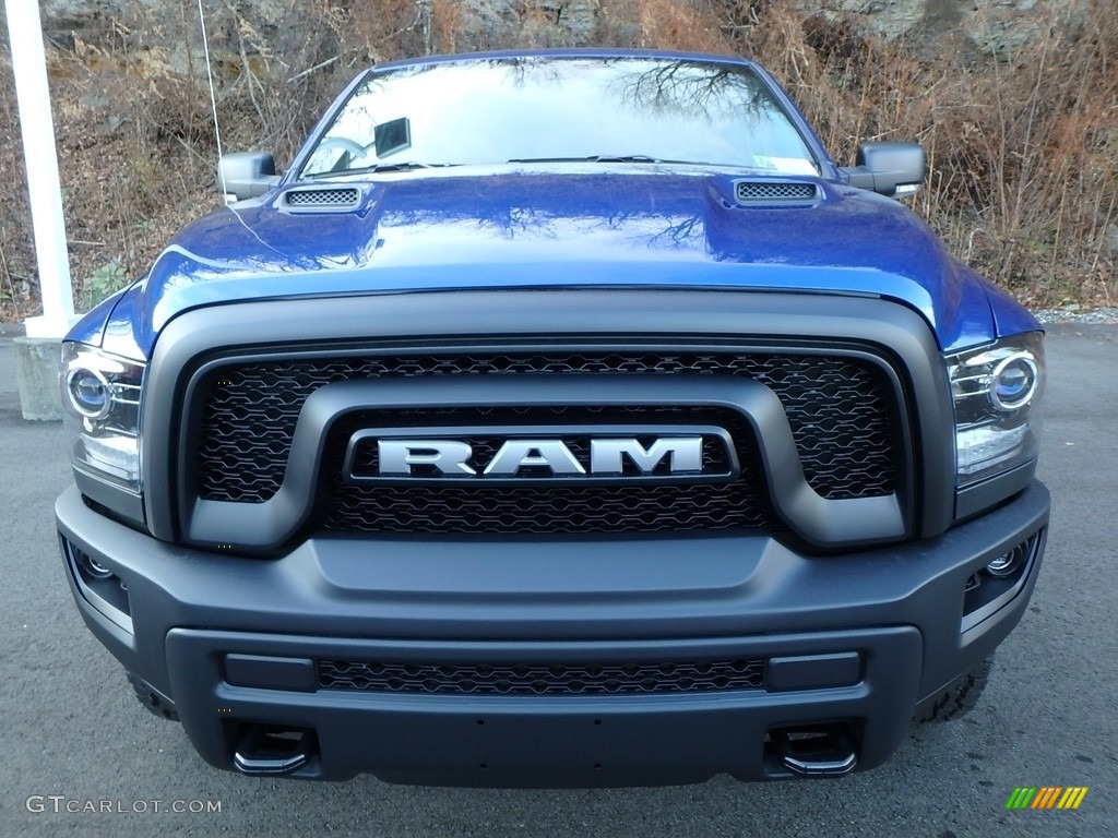 2018 1500 Rebel Crew Cab 4x4 - Blue Streak Pearl / Black photo #8
