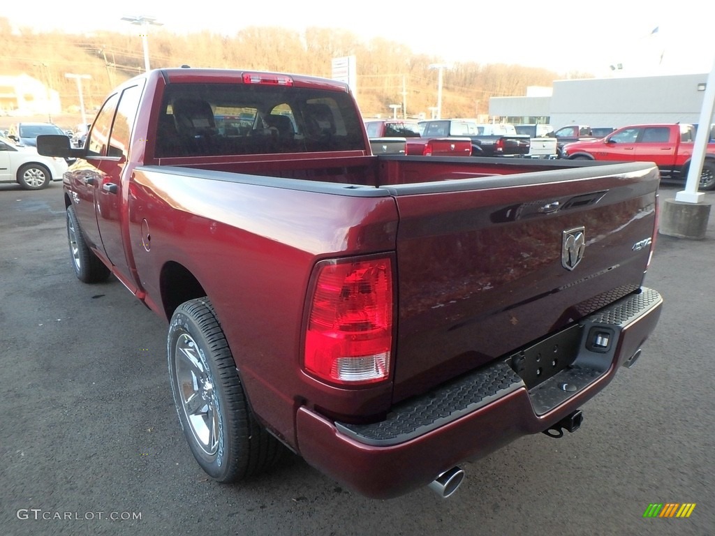 2018 1500 Express Quad Cab 4x4 - Delmonico Red Pearl / Black/Diesel Gray photo #3