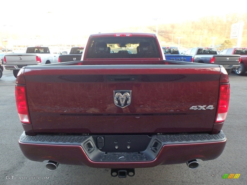 2018 1500 Express Quad Cab 4x4 - Delmonico Red Pearl / Black/Diesel Gray photo #4