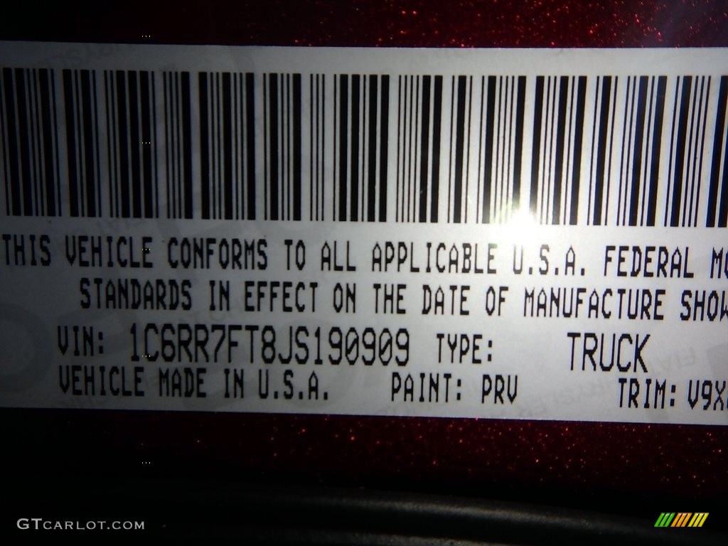 2018 1500 Express Quad Cab 4x4 - Delmonico Red Pearl / Black/Diesel Gray photo #14
