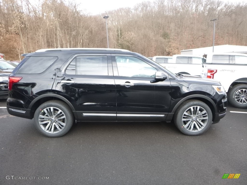 2018 Explorer Platinum 4WD - Shadow Black / Ebony Black photo #1