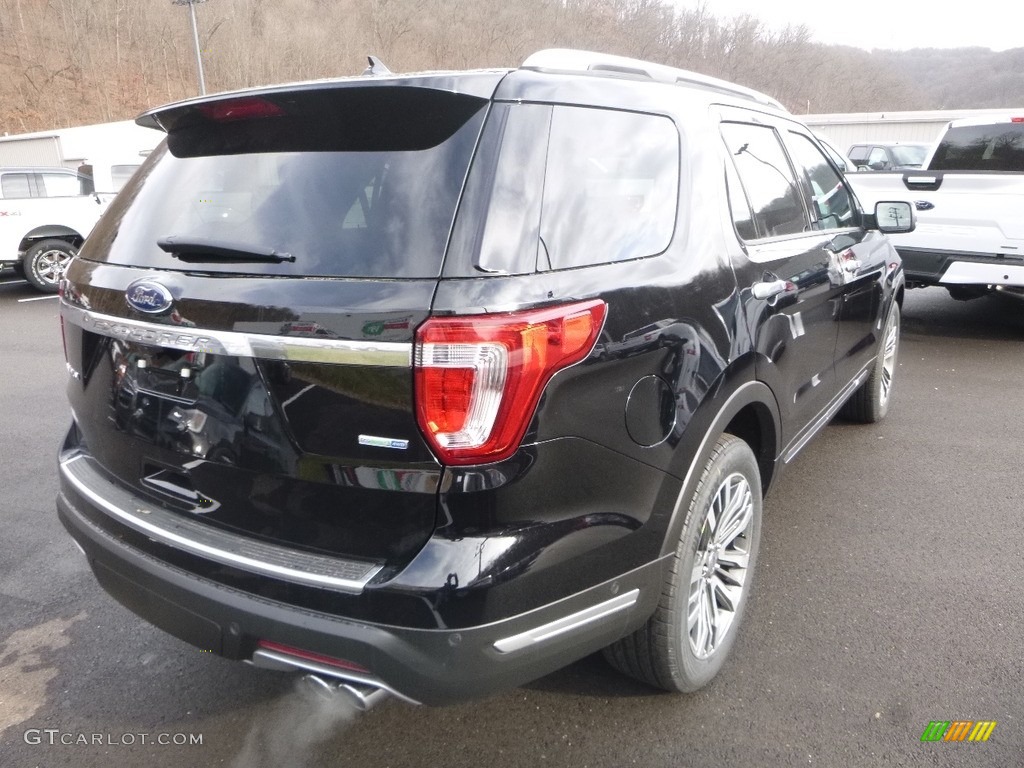 2018 Explorer Platinum 4WD - Shadow Black / Ebony Black photo #2