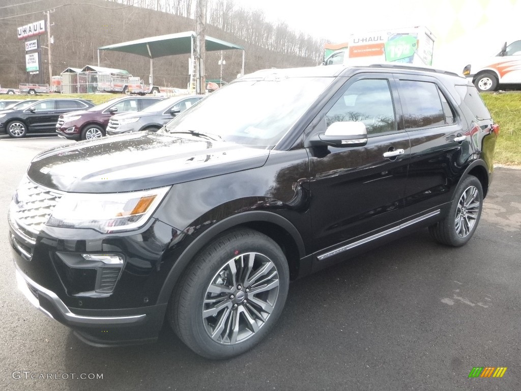 Shadow Black 2018 Ford Explorer Platinum 4WD Exterior Photo #124486187