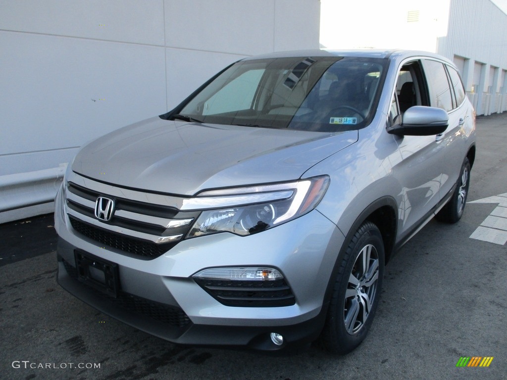 2016 Pilot EX-L AWD - Lunar Silver Metallic / Gray photo #9