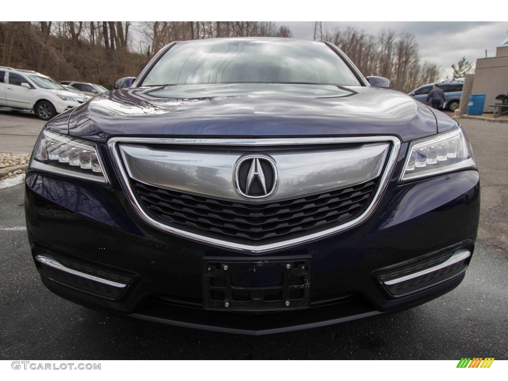 2015 MDX SH-AWD Technology - Fathom Blue Pearl / Graystone photo #2