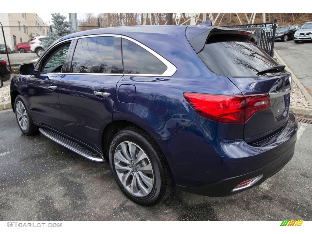 2015 MDX SH-AWD Technology - Fathom Blue Pearl / Graystone photo #4