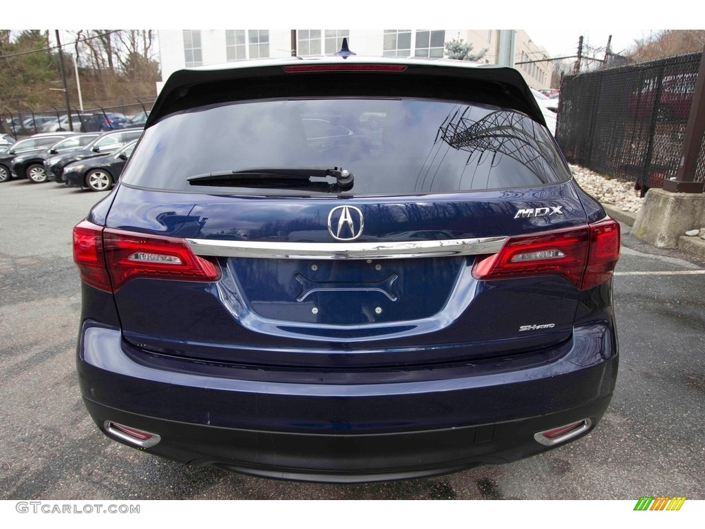2015 MDX SH-AWD Technology - Fathom Blue Pearl / Graystone photo #5