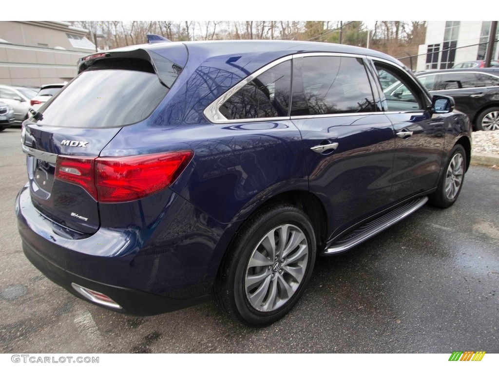 2015 MDX SH-AWD Technology - Fathom Blue Pearl / Graystone photo #7
