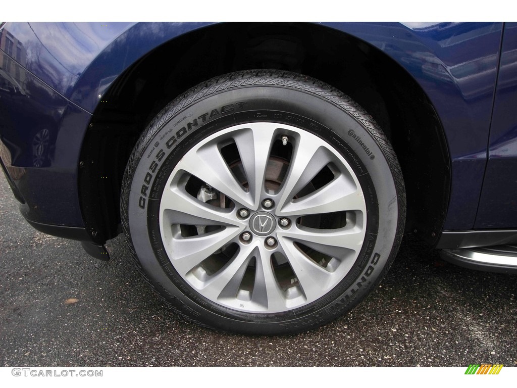 2015 MDX SH-AWD Technology - Fathom Blue Pearl / Graystone photo #11