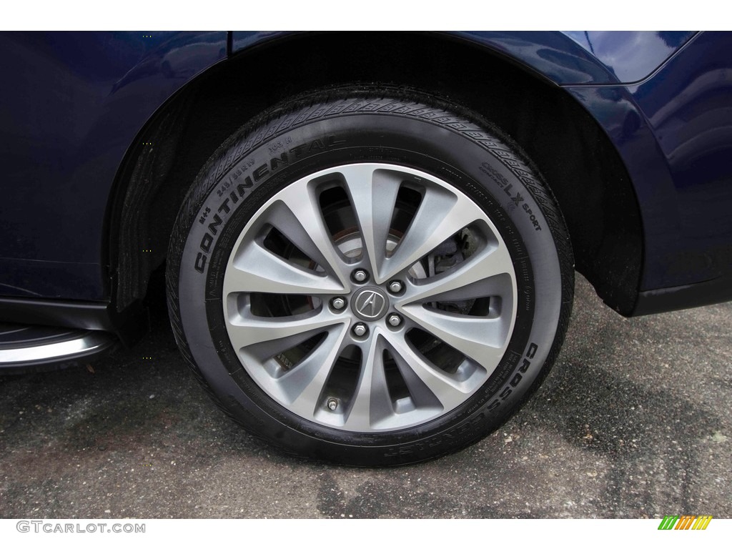 2015 MDX SH-AWD Technology - Fathom Blue Pearl / Graystone photo #12
