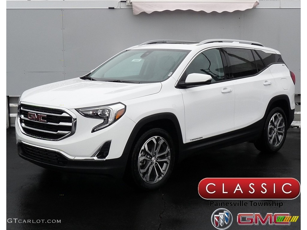 2018 Terrain SLT AWD - Summit White / Medium Ash Gray/­Jet Black photo #1