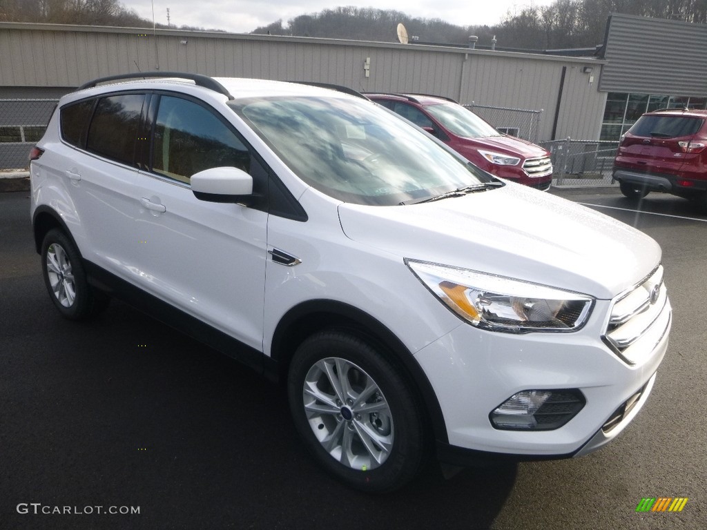 2018 Escape SE 4WD - Oxford White / Charcoal Black photo #3