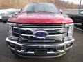 2018 Ruby Red Ford F250 Super Duty Lariat Crew Cab 4x4  photo #5