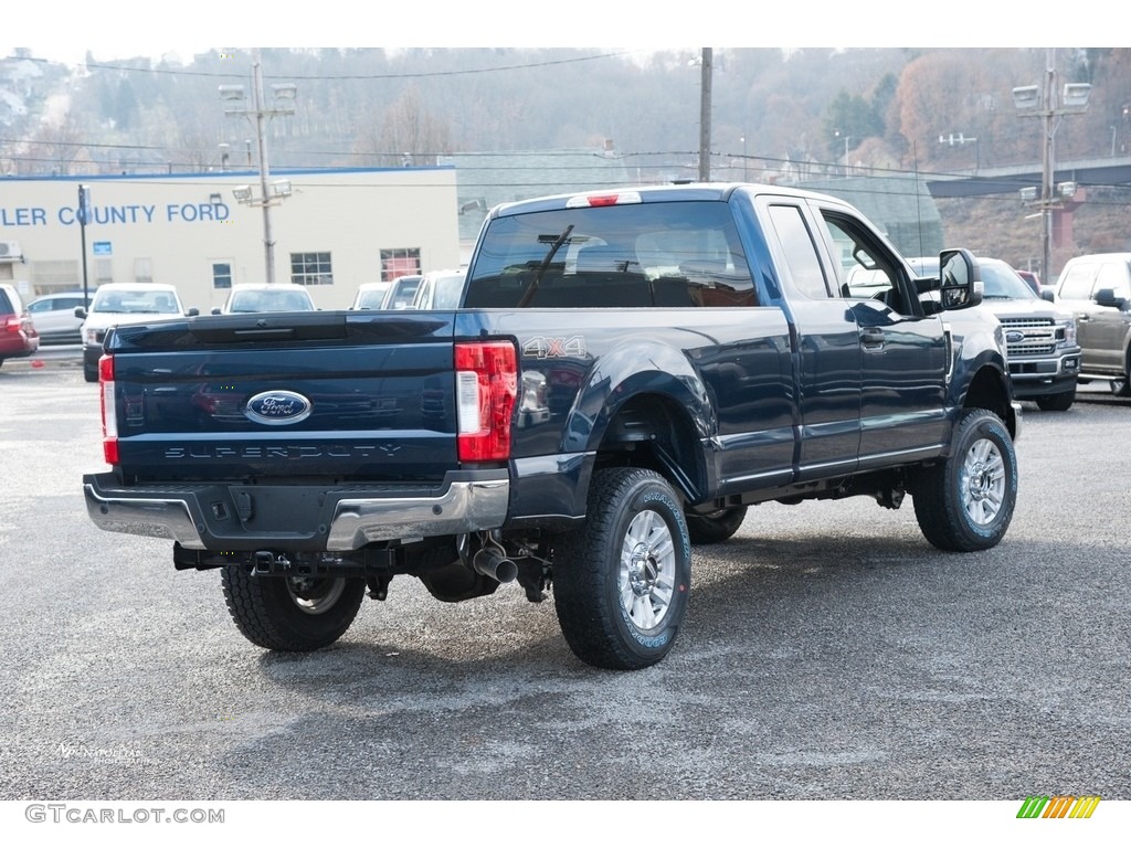 2018 F250 Super Duty XL SuperCab 4x4 - Blue Jeans / Earth Gray photo #3