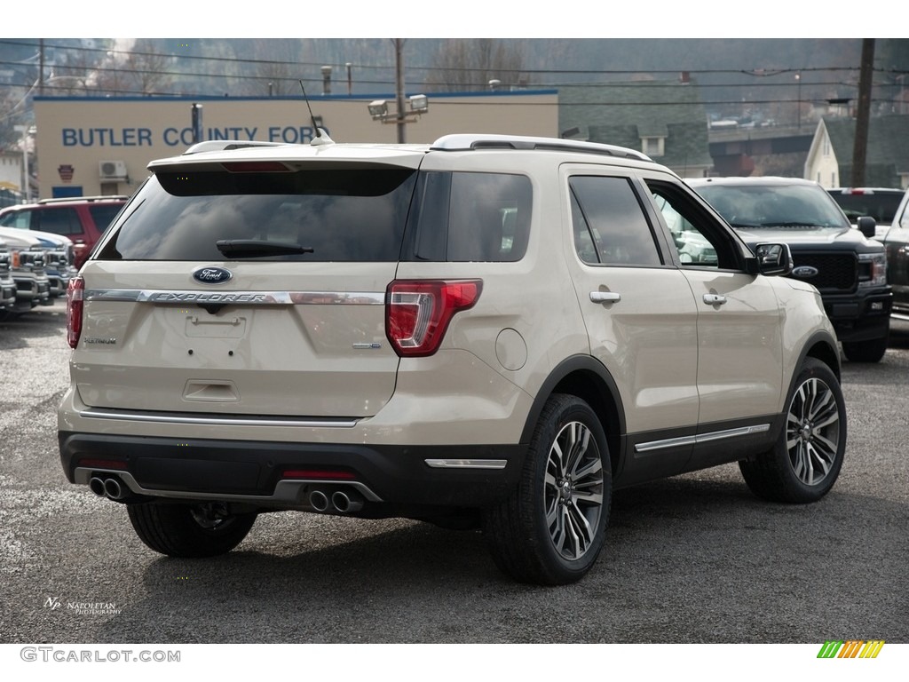2018 Explorer Platinum 4WD - Platinum Dune / Ebony Black photo #3