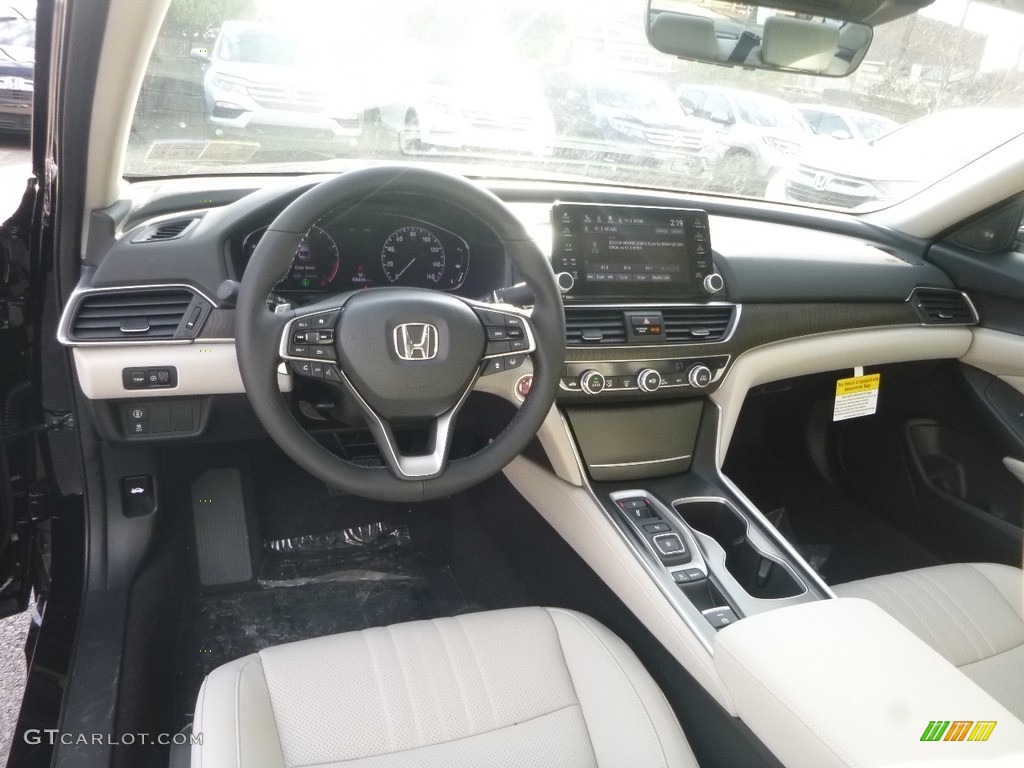 2018 Accord EX-L Sedan - Crystal Black Pearl / Ivory photo #10