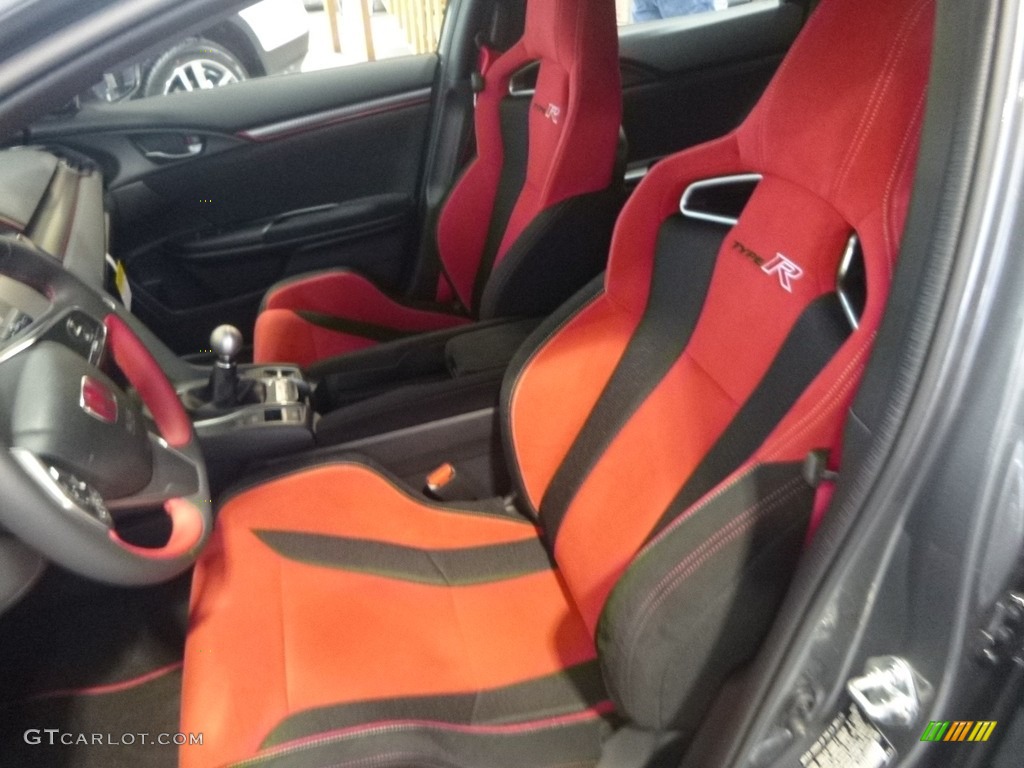 Type R Red/Black Suede Effect Interior 2018 Honda Civic Type R Photo #124493756