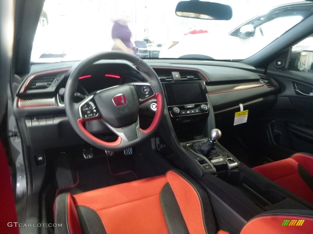 Type R Red/Black Suede Effect Interior 2018 Honda Civic Type R Photo #124493801