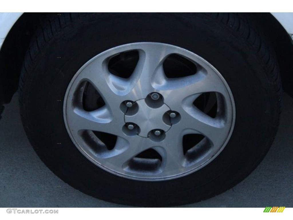 2000 Camry LE V6 - Super White / Gray photo #4