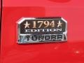 2018 Toyota Tundra 1794 Edition CrewMax 4x4 Marks and Logos