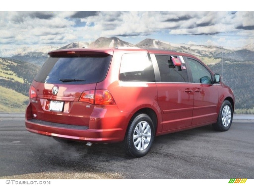 2012 Routan SE - Deep Claret Red Metallic / Aero Gray photo #3
