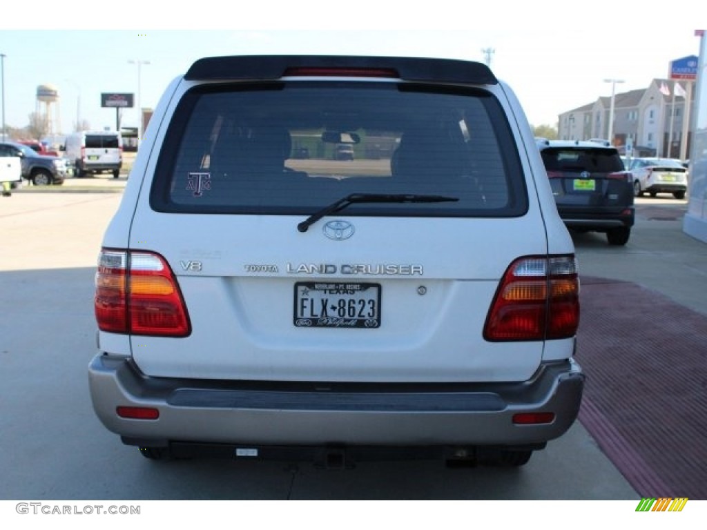 2001 Land Cruiser  - Natural White / Gray photo #8