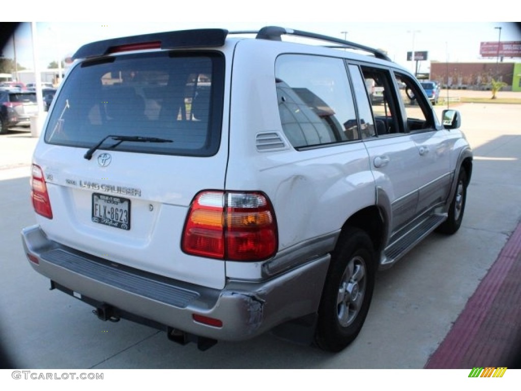 2001 Land Cruiser  - Natural White / Gray photo #9