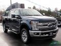 2018 Blue Jeans Ford F250 Super Duty Lariat Crew Cab 4x4  photo #7
