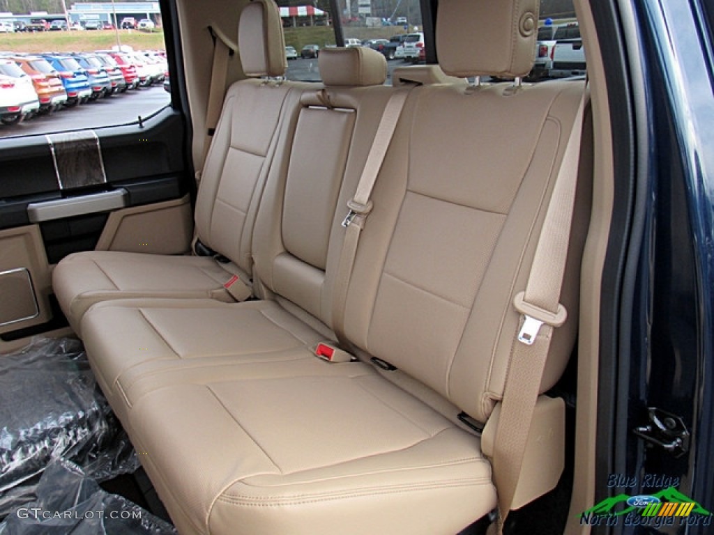 2018 F250 Super Duty Lariat Crew Cab 4x4 - Blue Jeans / Camel photo #13