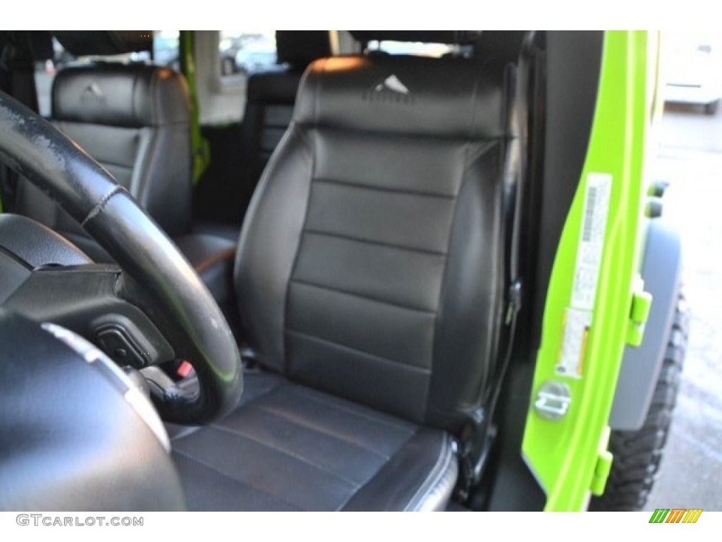2012 Wrangler Unlimited Rubicon 4x4 - Gecko Green / Black/Dark Saddle photo #12
