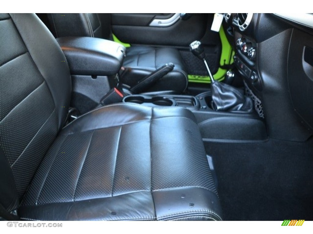 2012 Wrangler Unlimited Rubicon 4x4 - Gecko Green / Black/Dark Saddle photo #17